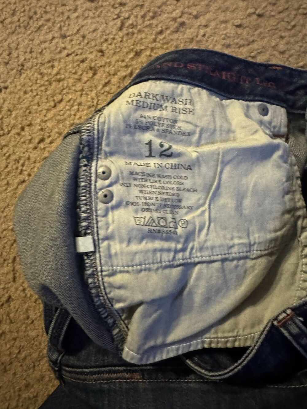 Tommy Bahama Womens Size 12 Blue Denim Mid Rise Jeans - Picture 16 of 16